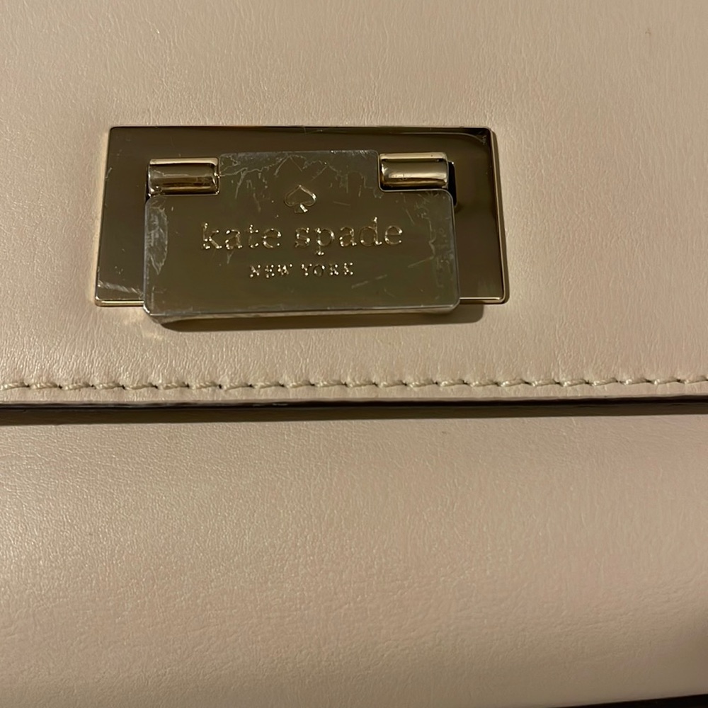 Kate Spade Laurel Magnolia Park Cream Satchel Crossbody Detachable Strap - Picture 16 of 16